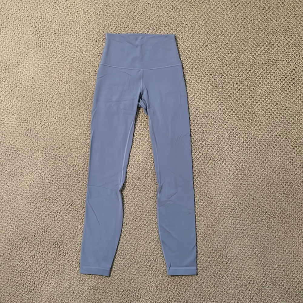 Light Blue Lululemon Align 28” High-rise leggings